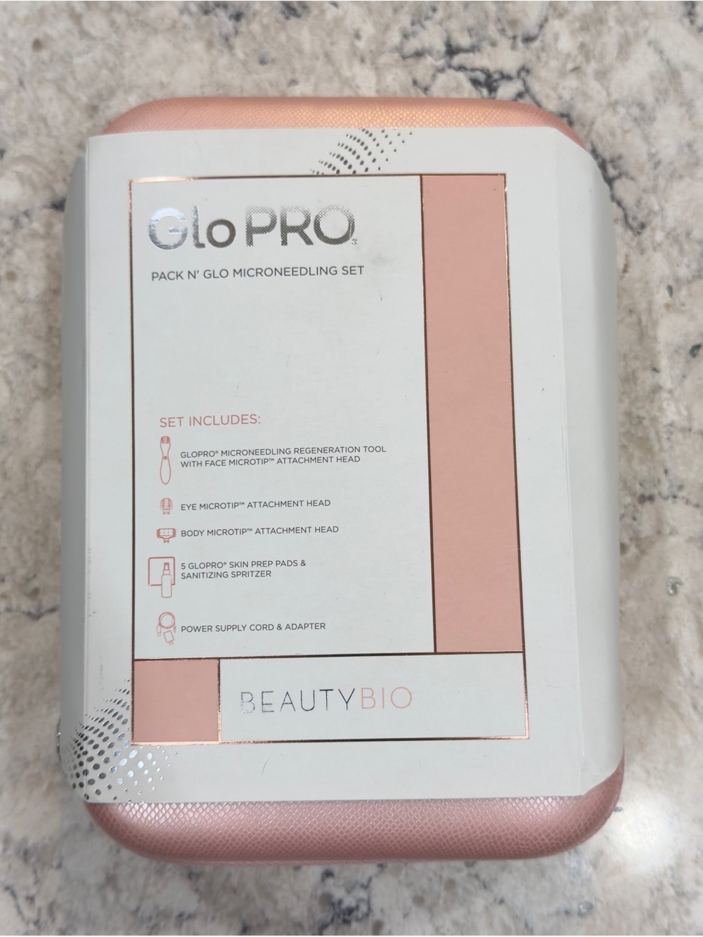 New GloPRO Pack N’ Glo Microneedling Set by Beauty Bio